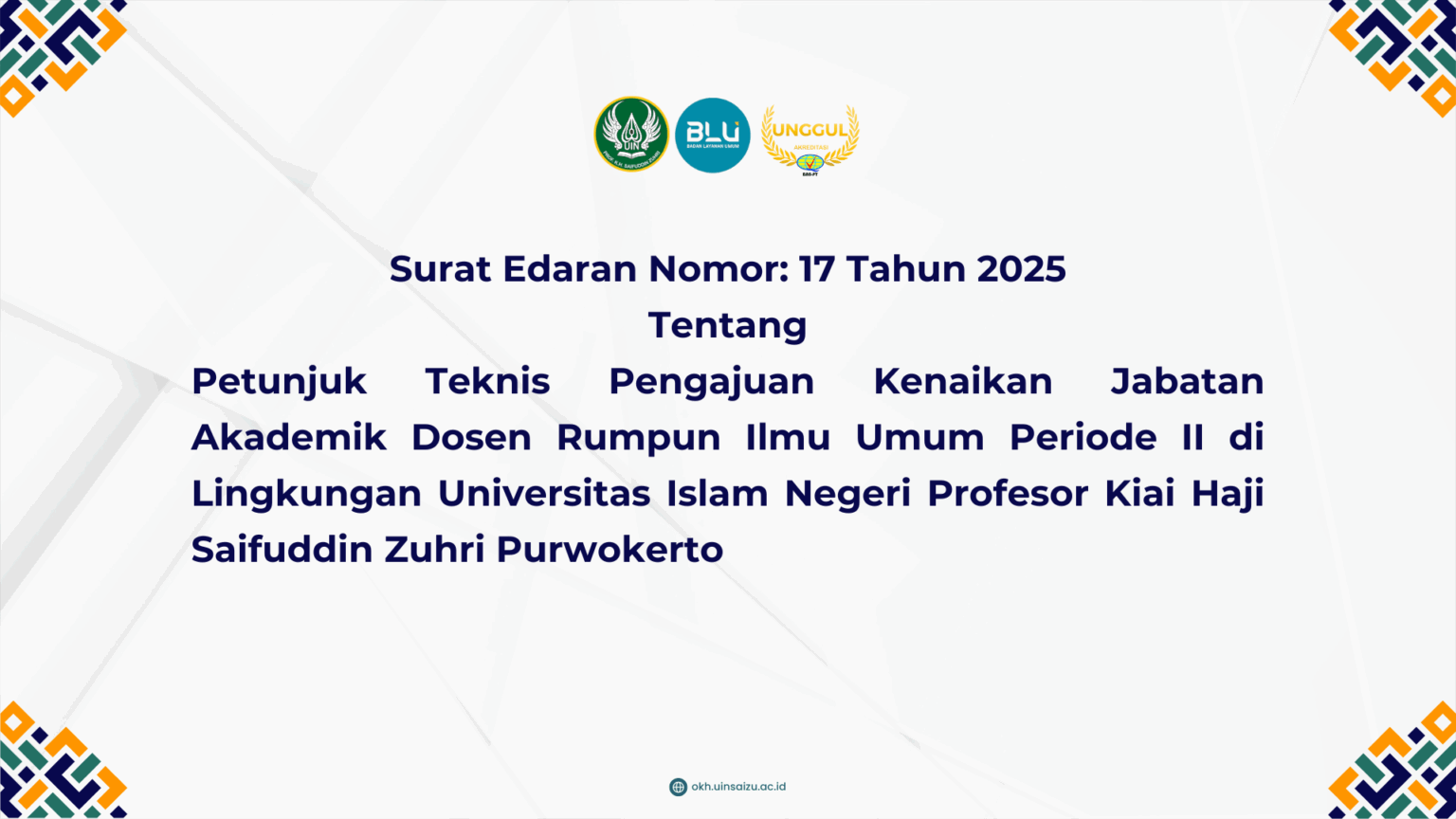 Syarat dan Jadwal Pengajuan Kenaikan - Rumpun Ilmu Umum Periode II 2025 1536x864 